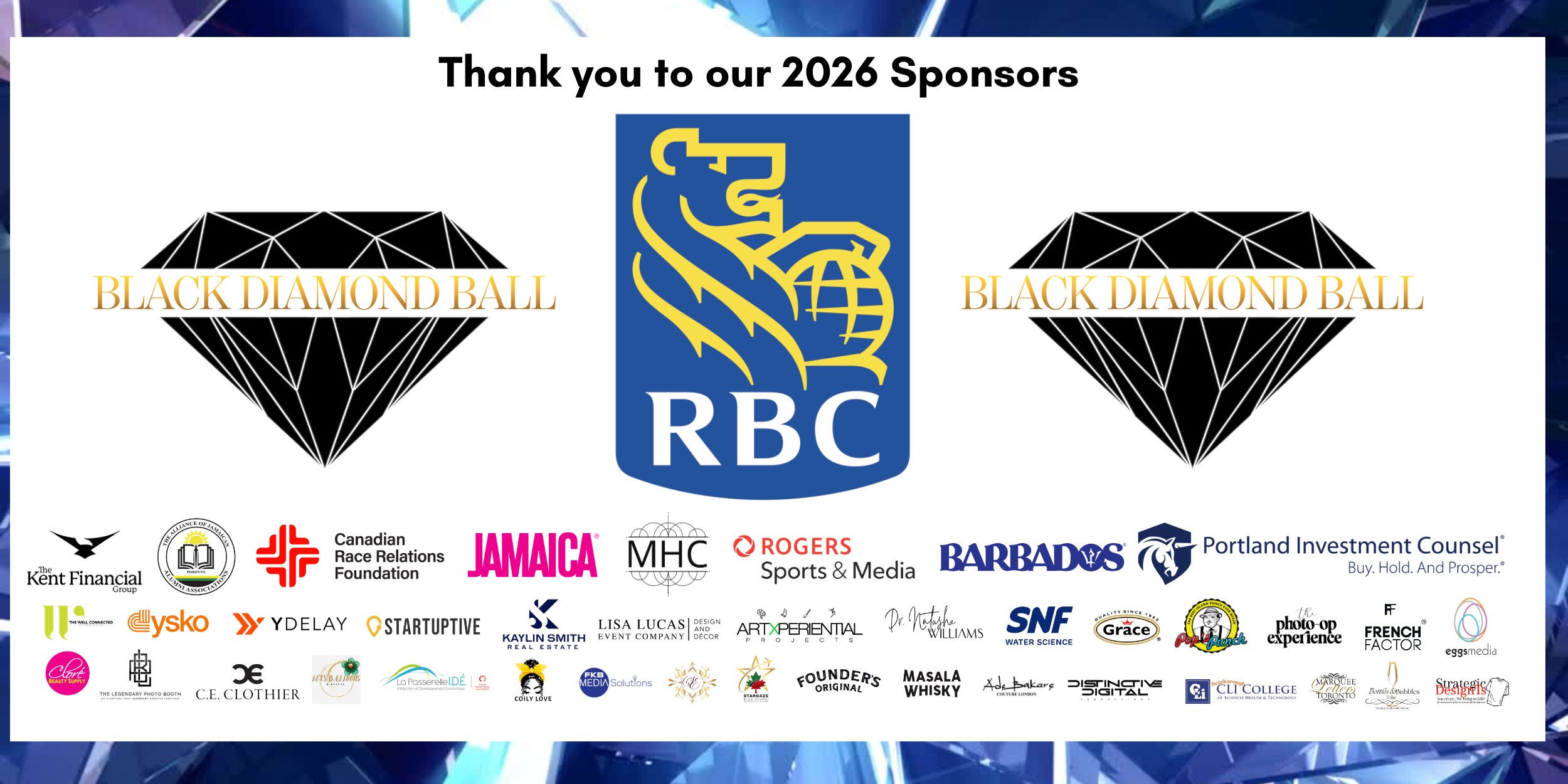 BDB Sponsors 2026